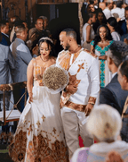 Regal Union: Ethiopian Wedding Couple's Attire in Gold and White Tillet | ETH_Cp - 0001CouplesKaba StoreKaba StoreXSAll agesCustomizableEthiopian Wedding Couple's Attire in Gold and White Tillet Ethiopian traditional clothes Habesha Kemis Ethiopian dress Habesha dress Ethiopian Men's Suit Habesha Suit Ethiopian clothing Habesha clothing 