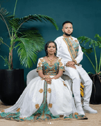 🌿 Regal Harmony: Ethiopian Traditional Couple Attire / Traditional Ensemble for Weddings & Formal Events | ETH_Cp - 0004 (Price for both)CouplesKaba StoreKaba StoreAny ColorXSAll ages🌿 Regal Harmony: Ethiopian Traditional Couple Attire / Traditional Ensemble for Weddings & Formal Events | ETH_Cp - 0004 (Price for both)