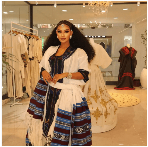 🌍👗 Earthy Grandeur: The Striped & Embroidered Habesha Kemis | ETH_Wm - 0014Women'sKaba StoreKaba StoreXSAll agesCustomizable🌍👗 Earthy Grandeur: The Striped & Embroidered Habesha Kemis | ETH_Wm - 0014
