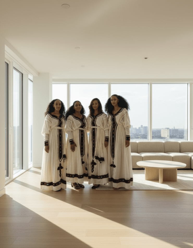 🌟 Harmonious Heritage: The Timeless Elegance of Ethiopian Group Kemis | ETH - GM - 0006Group MatchingKaba StoreKaba StoreXSCustomizable🌟 Harmonious Heritage: The Timeless Elegance of Ethiopian Group Kemis | ETH - GM - 0006
