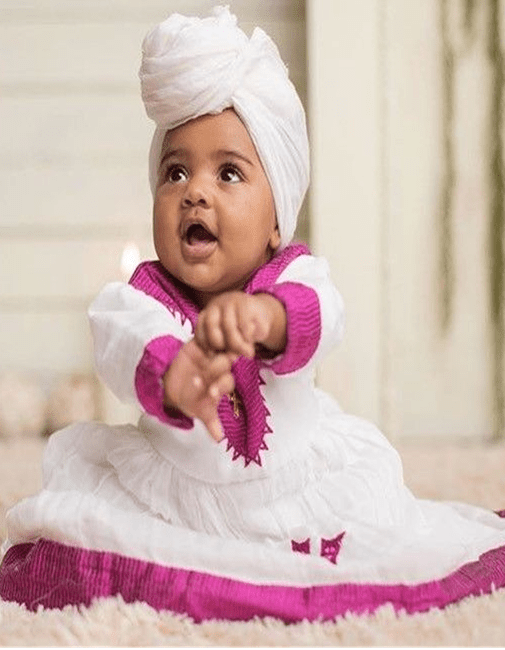 Adorable Ethiopian Traditional Baby Dress &amp; Turban Set | ETH_Kid - 0004Children 0–14 yrKaba StoreKaba StoreAdorable Ethiopian Traditional Baby Dress &amp; Turban Set | ETH_Kid - 0004