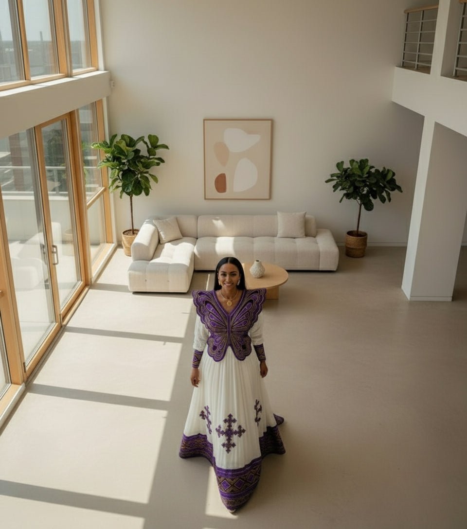 🌟Majestic Metamorphoses: The Butterfly Kemis for Ethiopian Festivities | ETH_Wm - 0008Women'sKaba StoreKaba StoreXSCustomizable🌟Majestic Metamorphoses: The Butterfly Kemis for Ethiopian Festivities | ETH_Wm - 0008