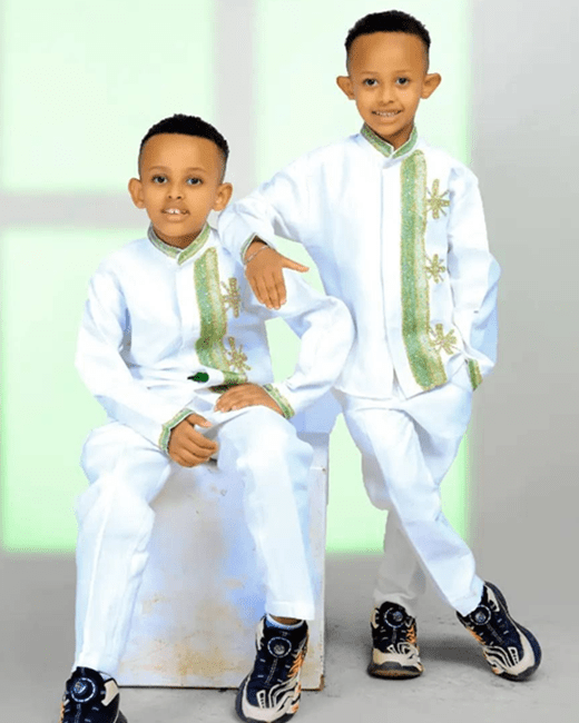 Little Princes: Coordinated Ethiopian Traditional Suit for Boys | ETH_Kid - 0002Children 0–14 yrKaba StoreKaba StoreKids1 - 2Little Princes: Coordinated Ethiopian Traditional Suit for Boys | ETH_Kid - 0002