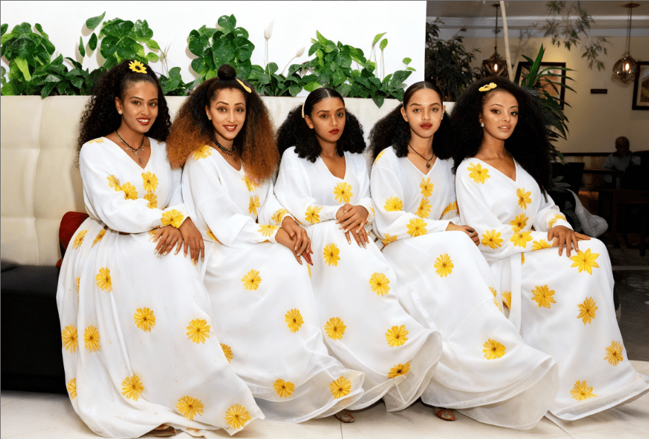 🌟 Enkutatash Celebration Habesha Kemis – Festive Ethiopian New Year Dresses with Daisy Embroidery | ETH - NY - W - 0001Ethiopian New YearKaba StoreKaba Store1XSAll agesCustomizable🌟 Enkutatash Celebration Habesha Kemis – Festive Ethiopian New Year Dresses with Daisy Embroidery | ETH - NY - W - 0001