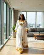 ☀️🌟 Title: Golden Dawn: The Sunny Yellow Tilet Kemis | ETH_Wm - 0011Women'sKaba StoreKaba StoreXSAll agesCustomizable☀️🌟 Title: Golden Dawn: The Sunny Yellow Tilet Kemis | ETH_Wm - 0011