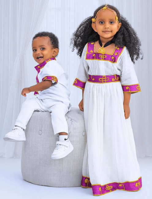 Habesha Heritage Children's Traditional Ethiopian Attire | ETH_Kid - 0003Children 0–14 yrKaba StoreKaba StoreHabesha Heritage Children's Traditional Ethiopian Attire | ETH_Kid - 0003
