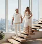 🌟 Regal Ethiopian Couple's Attire – White & Gold Traditional Ensemble for Weddings and Celebrations | ETH - Wdng_0006Wedding WearKaba StoreKaba StoreXSCustomizable🌟 Regal Ethiopian Couple's Attire – White & Gold Traditional Ensemble for Weddings and Celebrations | ETH - Wdng_0006